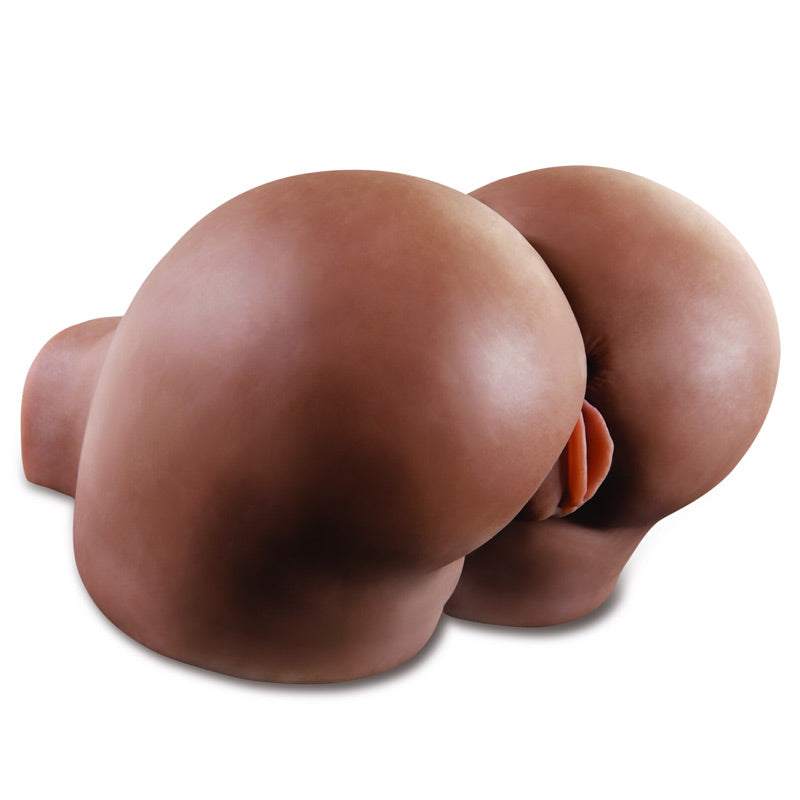 Realistic Dark Skin Torso Ass Masturbator – Mega Stroker Toy