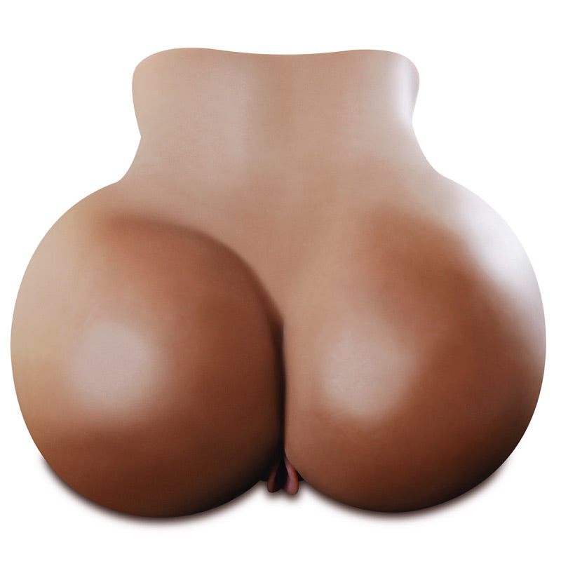 Realistic Dark Skin Torso Ass Masturbator – Mega Stroker Toy