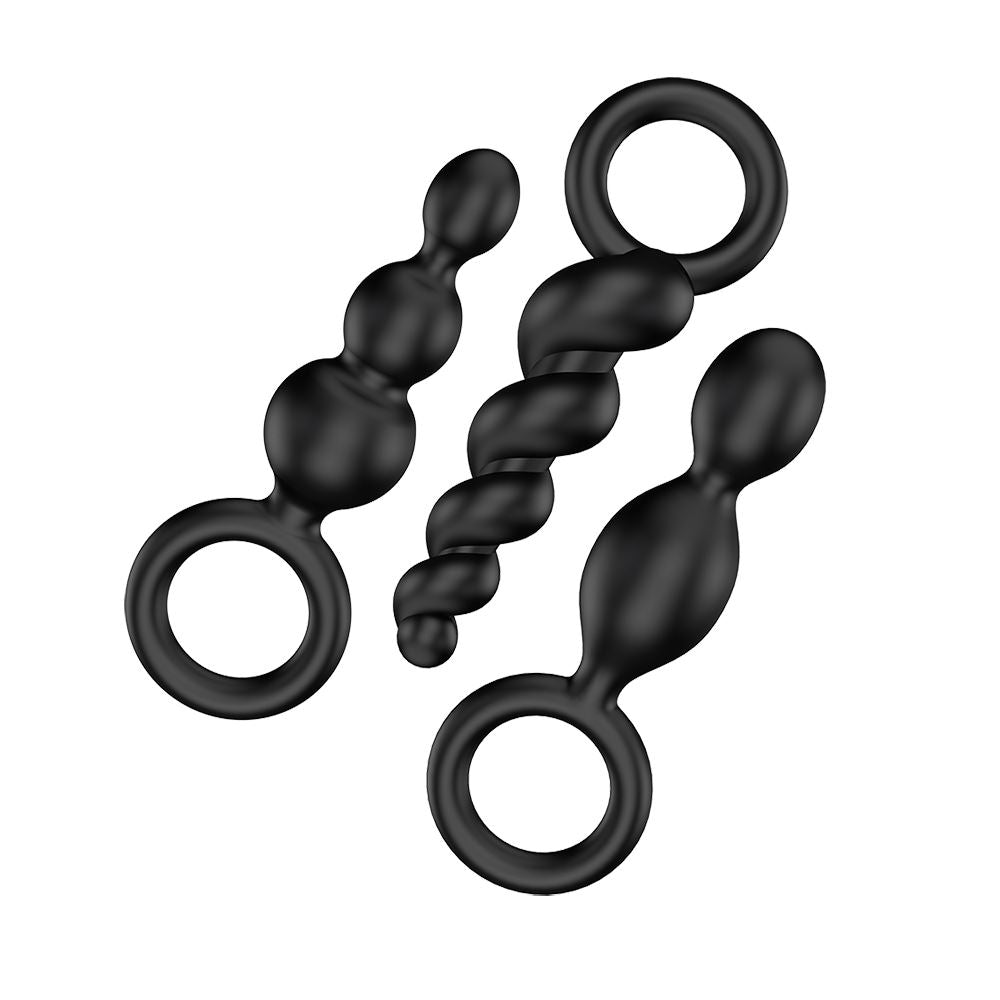 Satisfyer Plugs - Black (Booty Call - Black)