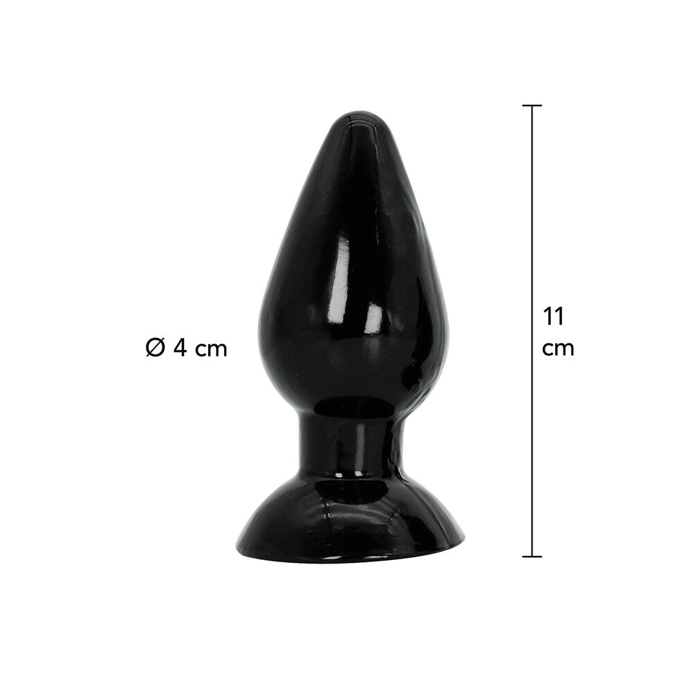 Hidden Desire Suction Cup Dildo Black – Compact PVC Toy