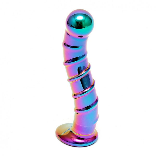 Nikita Multi Coloured Glass Dildo - Sensual