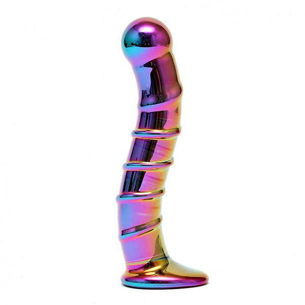 Nikita Multi Coloured Glass Dildo - Sensual