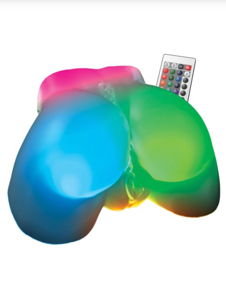 Pipedream - PDX Elite - Go-Go Booty Self-Lubricating Mega Masturbator - Frosted