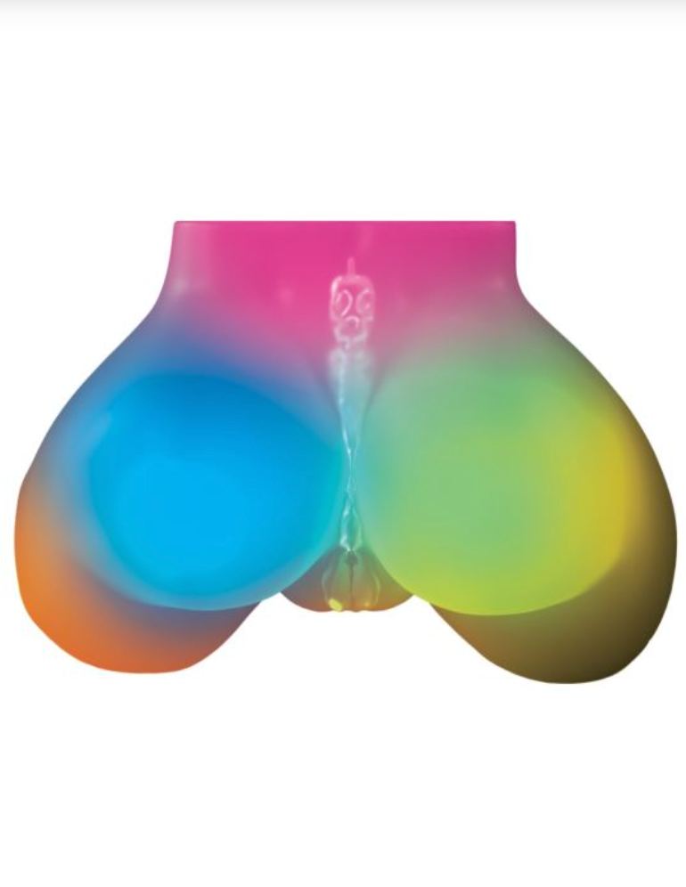 Pipedream - PDX Elite - Go-Go Booty Self-Lubricating Mega Masturbator - Frosted