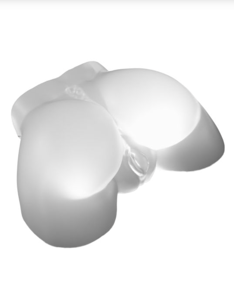 Pipedream - PDX Elite - Go-Go Booty Self-Lubricating Mega Masturbator - Frosted