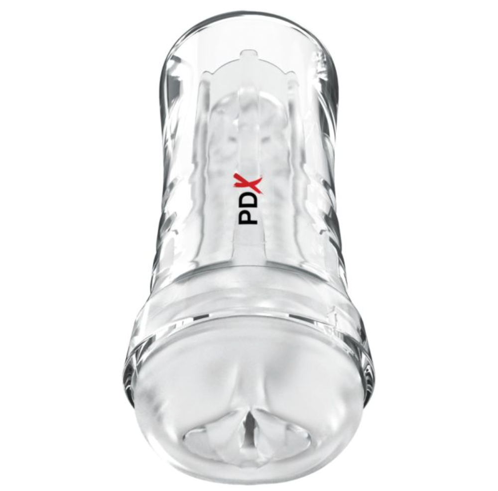 Pipedream - PDX Extreme - Super Luscious Lips Self-Lubricating Stroker - Clear