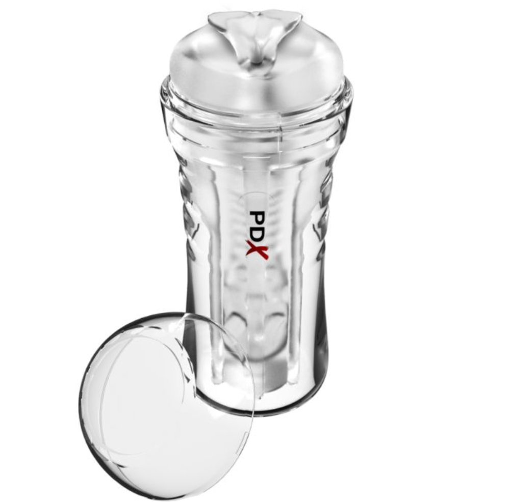 Pipedream - PDX Extreme - Super Luscious Lips Self-Lubricating Stroker - Clear
