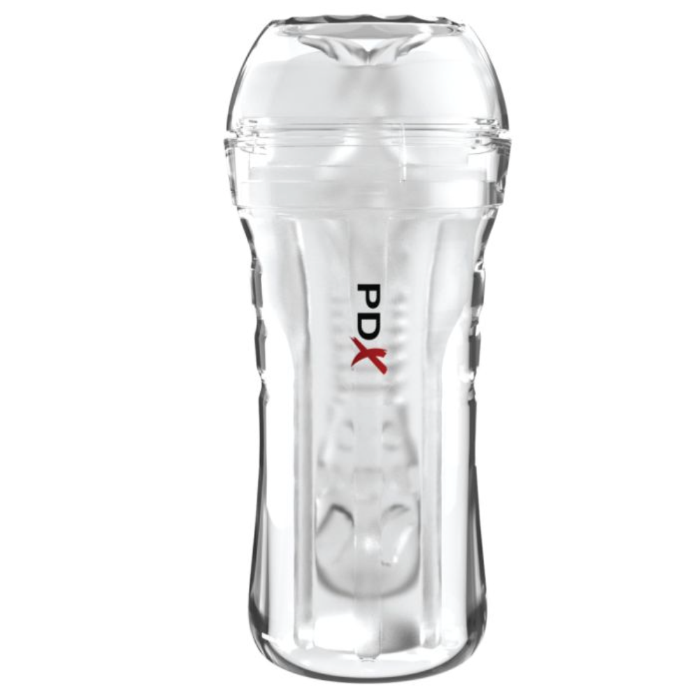 Pipedream - PDX Extreme - Super Luscious Lips Self-Lubricating Stroker - Clear