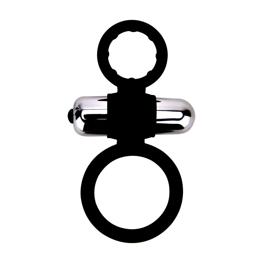 Loving Joy Silicone Vibrating Cock Ball Ring