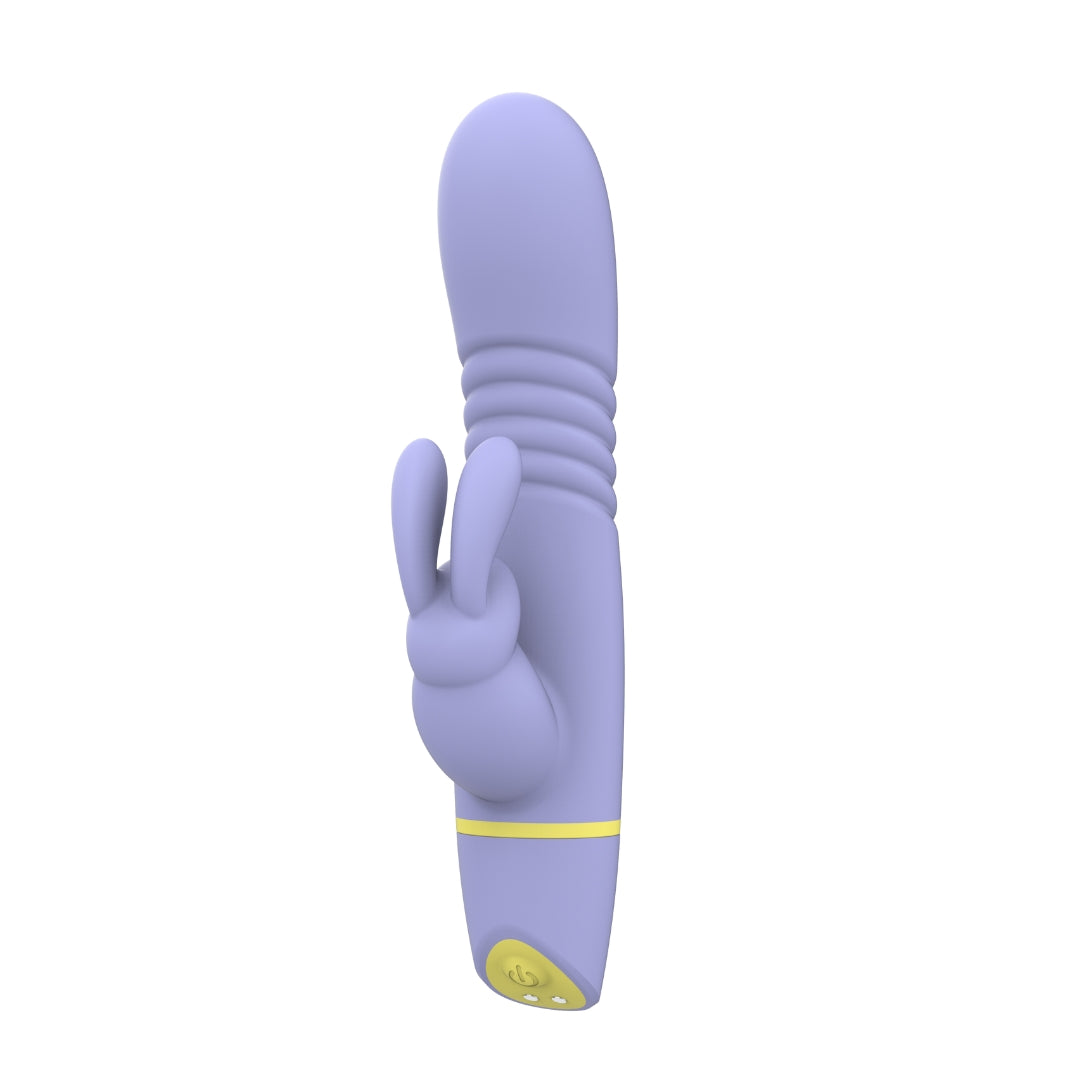 Mina Tide Thrusting Rabbit Vibrator - top rated by Buzzy customers. The best thrusting vibrating dildo