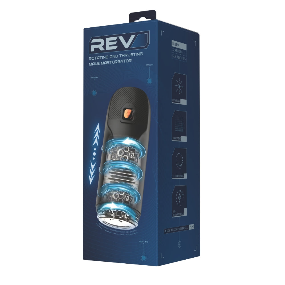 Rev Rotating and Thrusting Male Masturbator