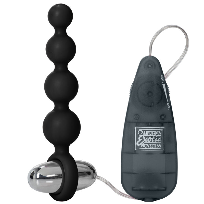 California Exotic Anal Bliss Plug and Beads Vibrating Set