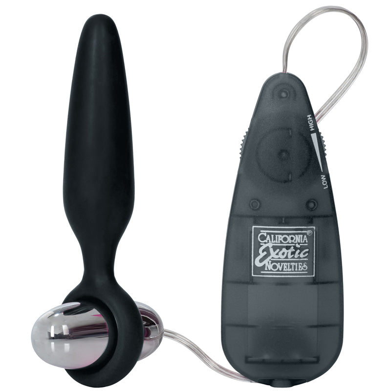 California Exotic Anal Bliss Plug and Beads Vibrating Set