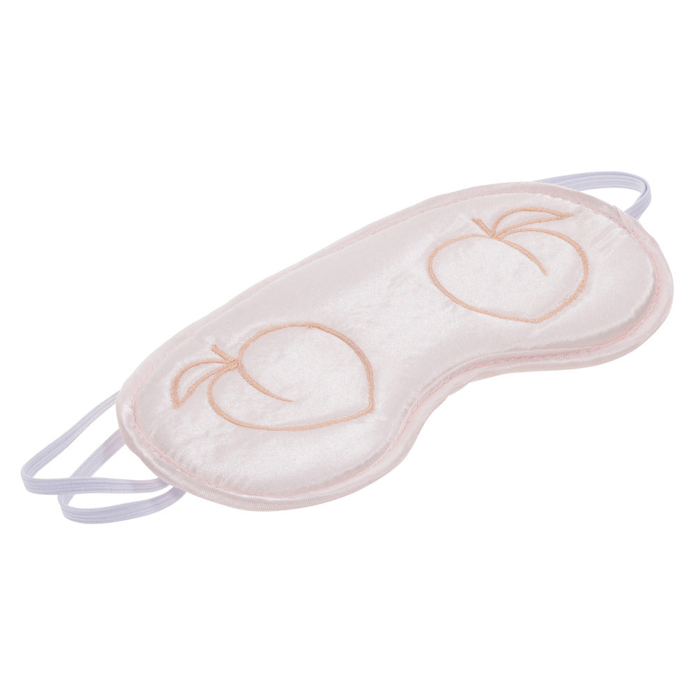 Peaches n CreaMe Satin Blindfold Pink – Soft Padded Mask