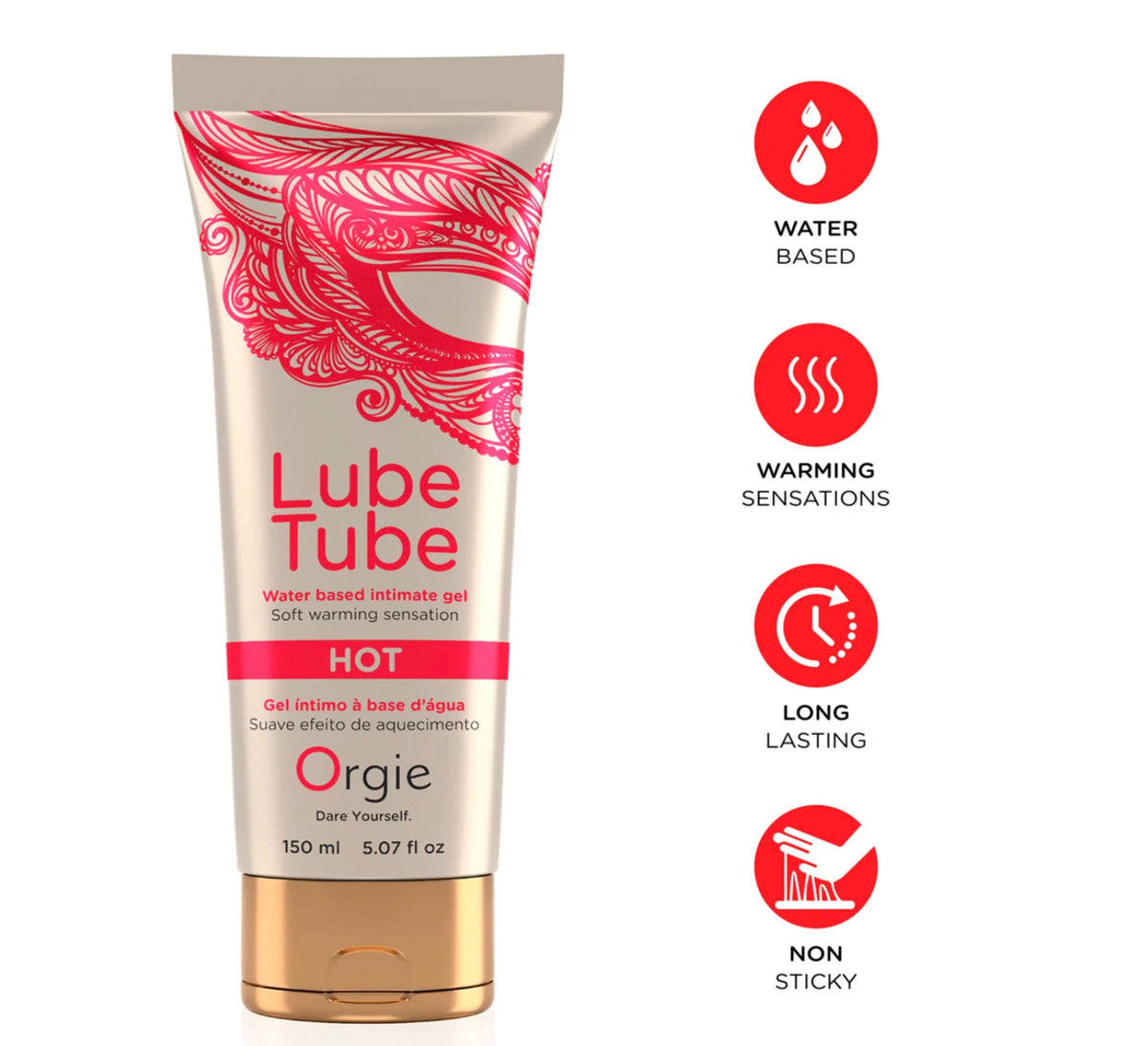Water based lube that has a warming and tingling feel. All the information needed about this Lube Tube.
