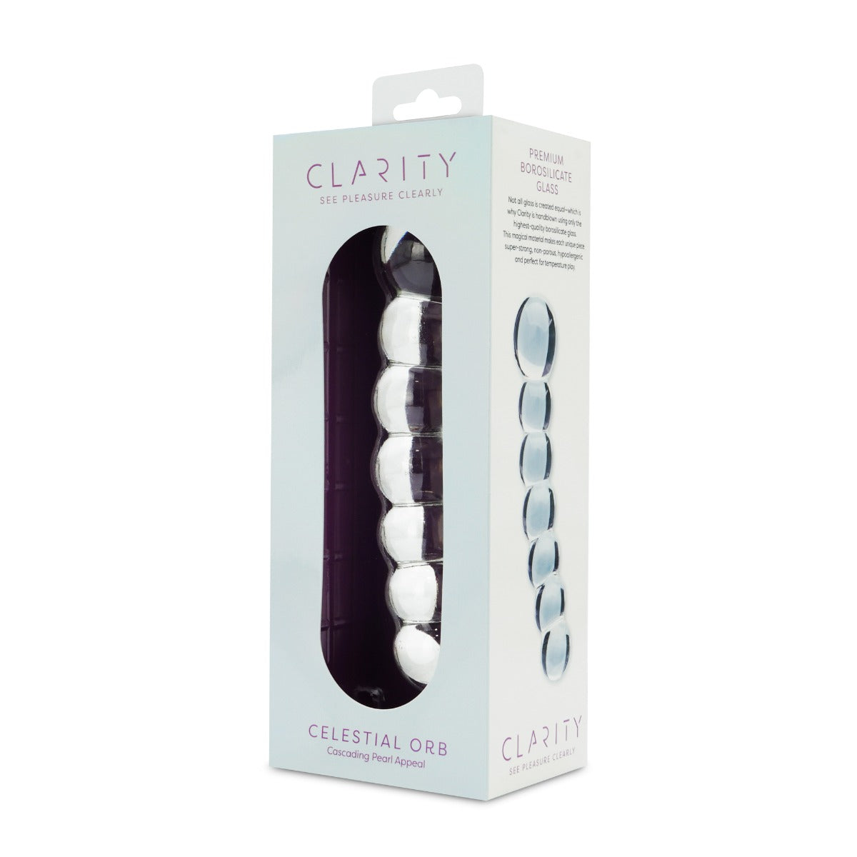 Clarity - Glass Dildo - Celestial Orb