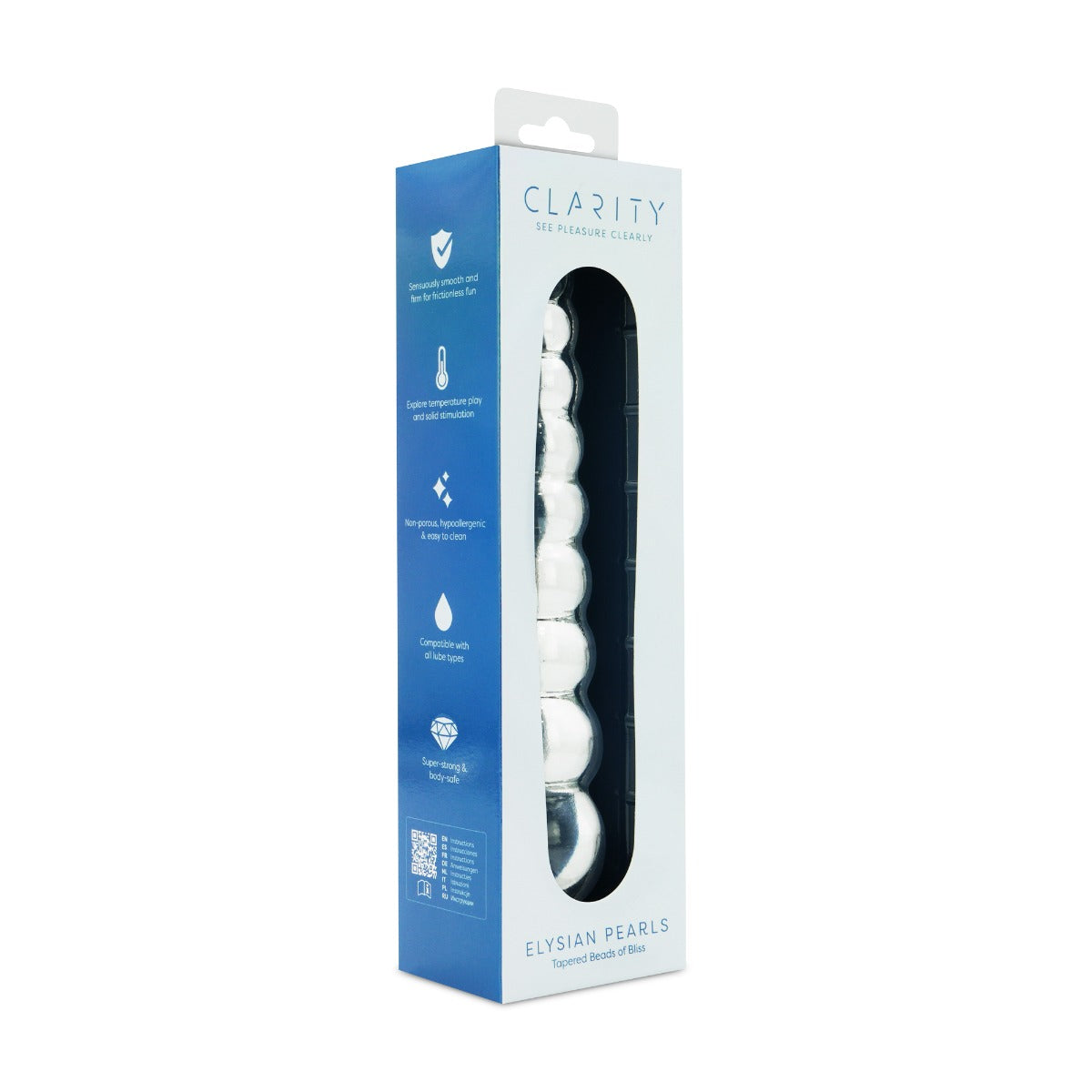 Clarity - Glass Dildo - Elysian Pearls