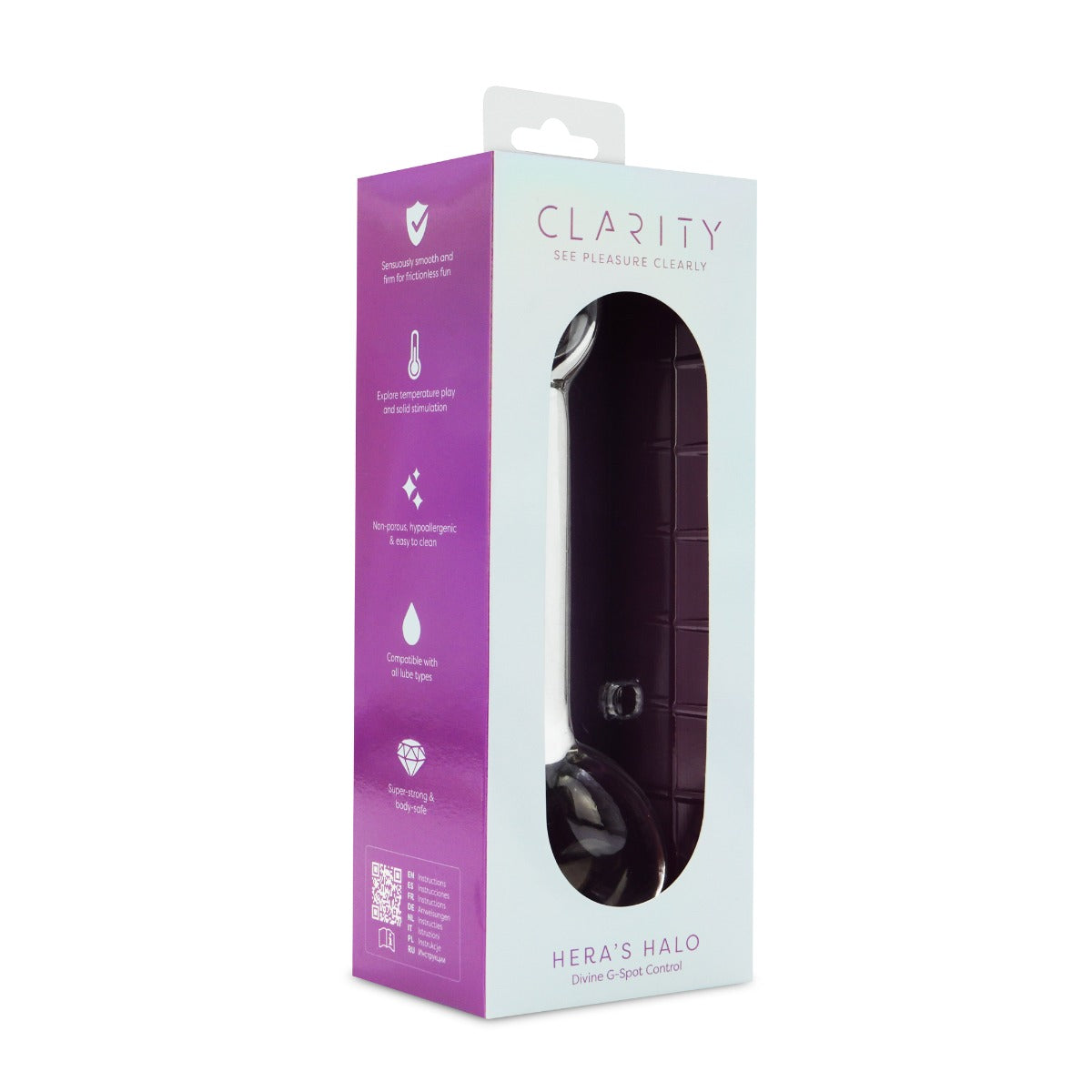 Clarity - Glass Dildo - Hera's Halo
