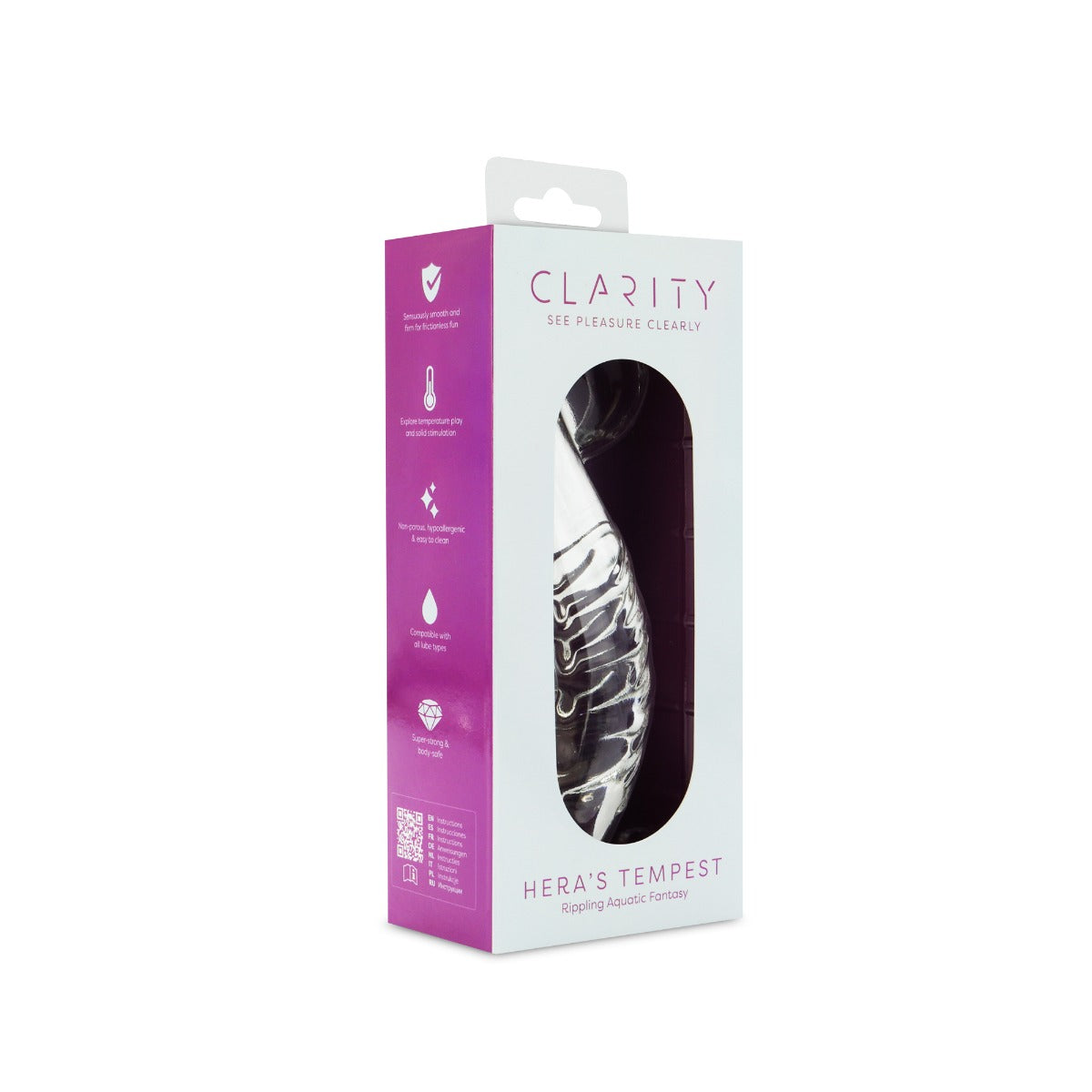 Clarity - Glass Dildo - Hera's Tempest