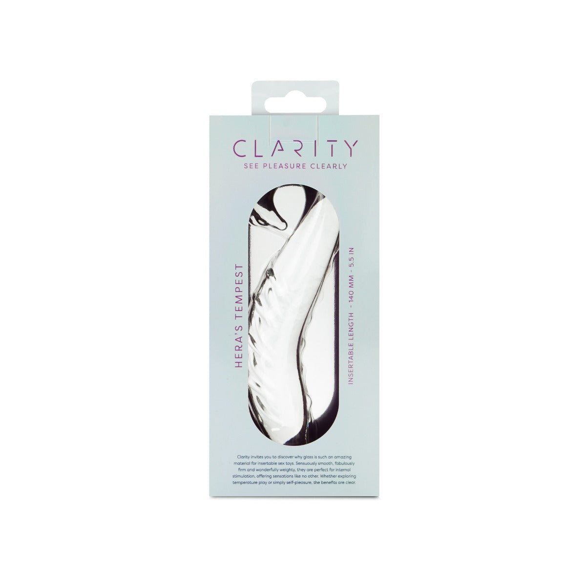 Clarity - Glass Dildo - Hera's Tempest