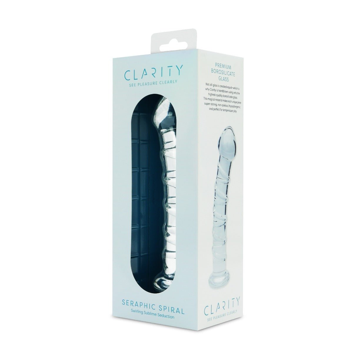 Clarity - Glass Dildo - Seraphic Spiral