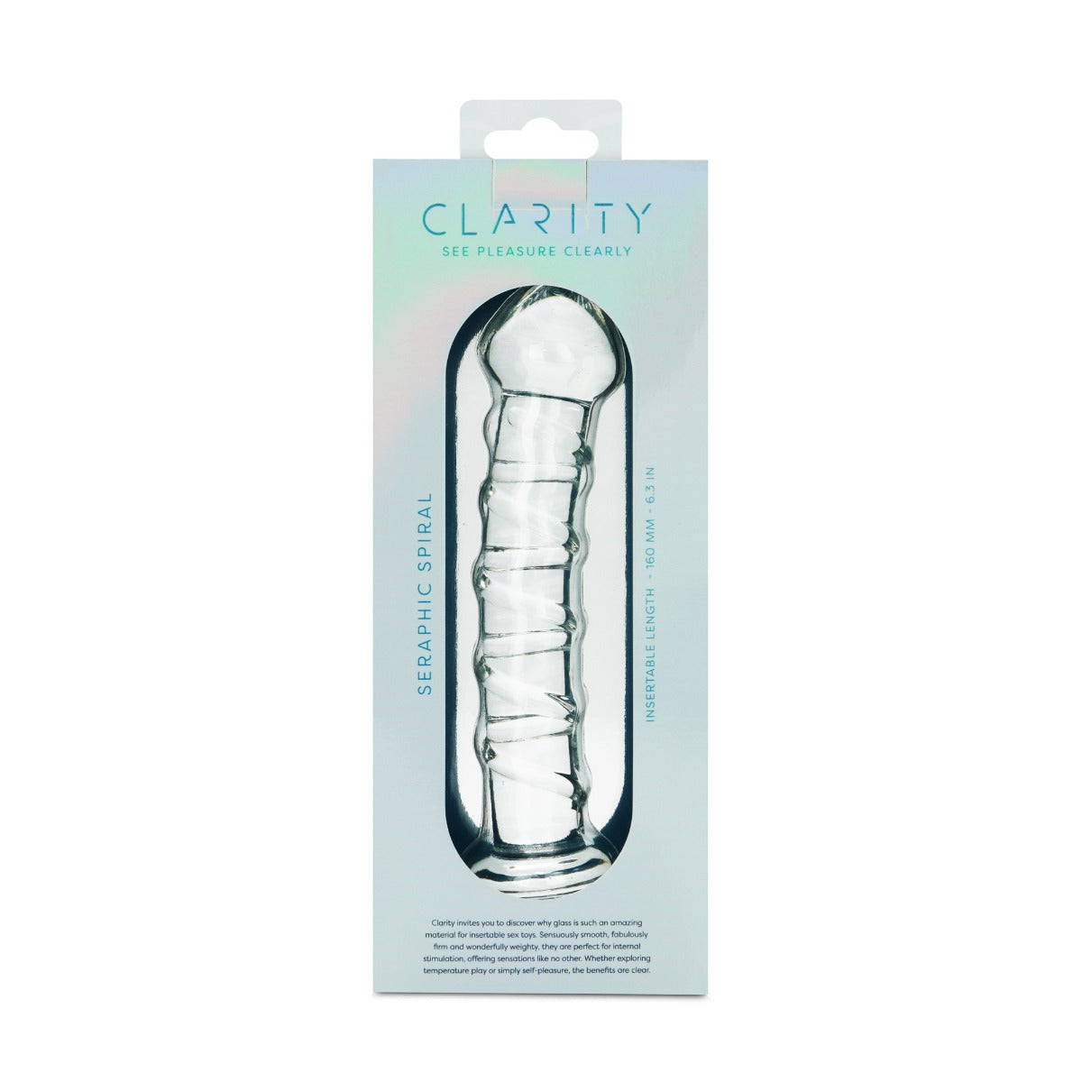Clarity - Glass Dildo - Seraphic Spiral