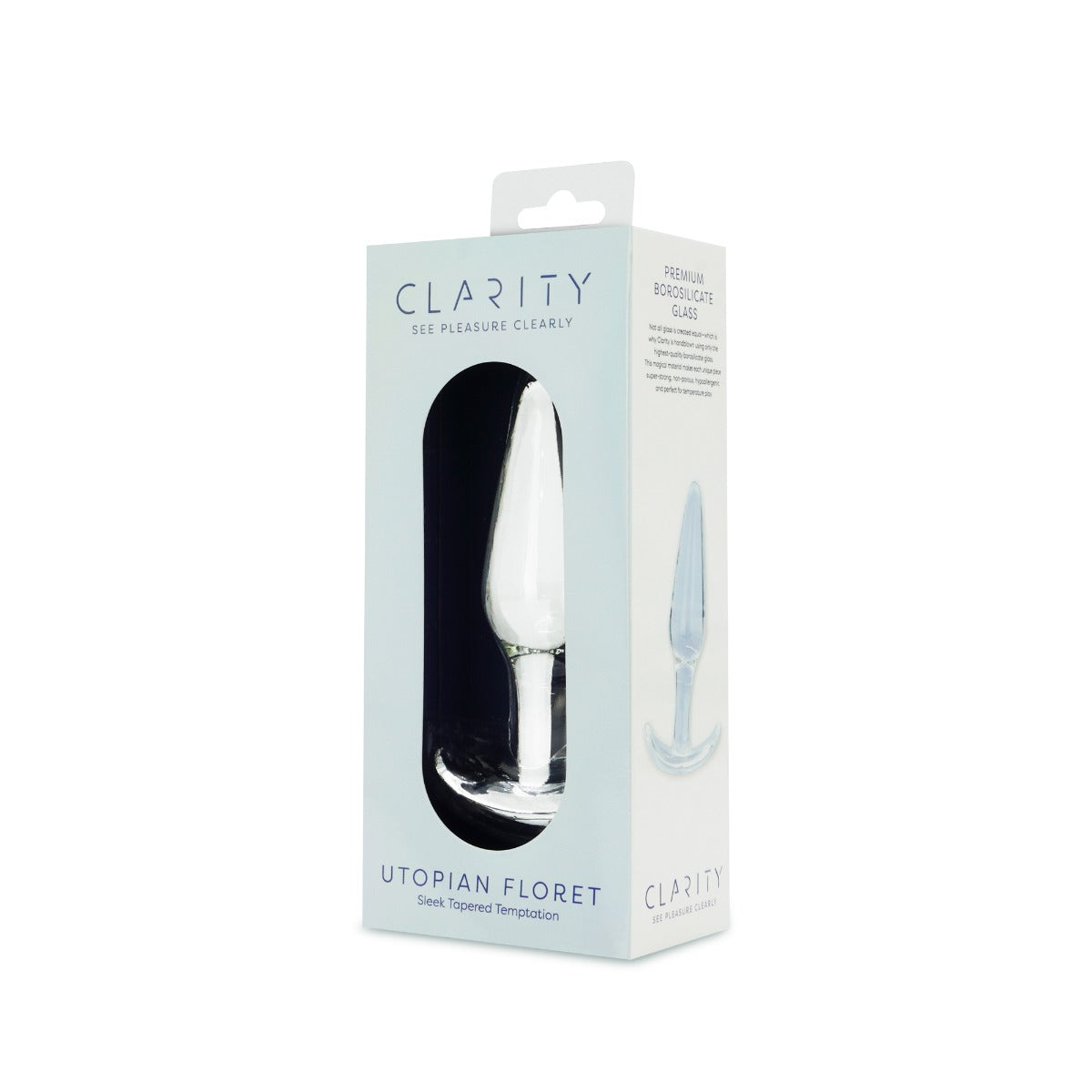 Clarity - Glass Dildo - Utopian Floret