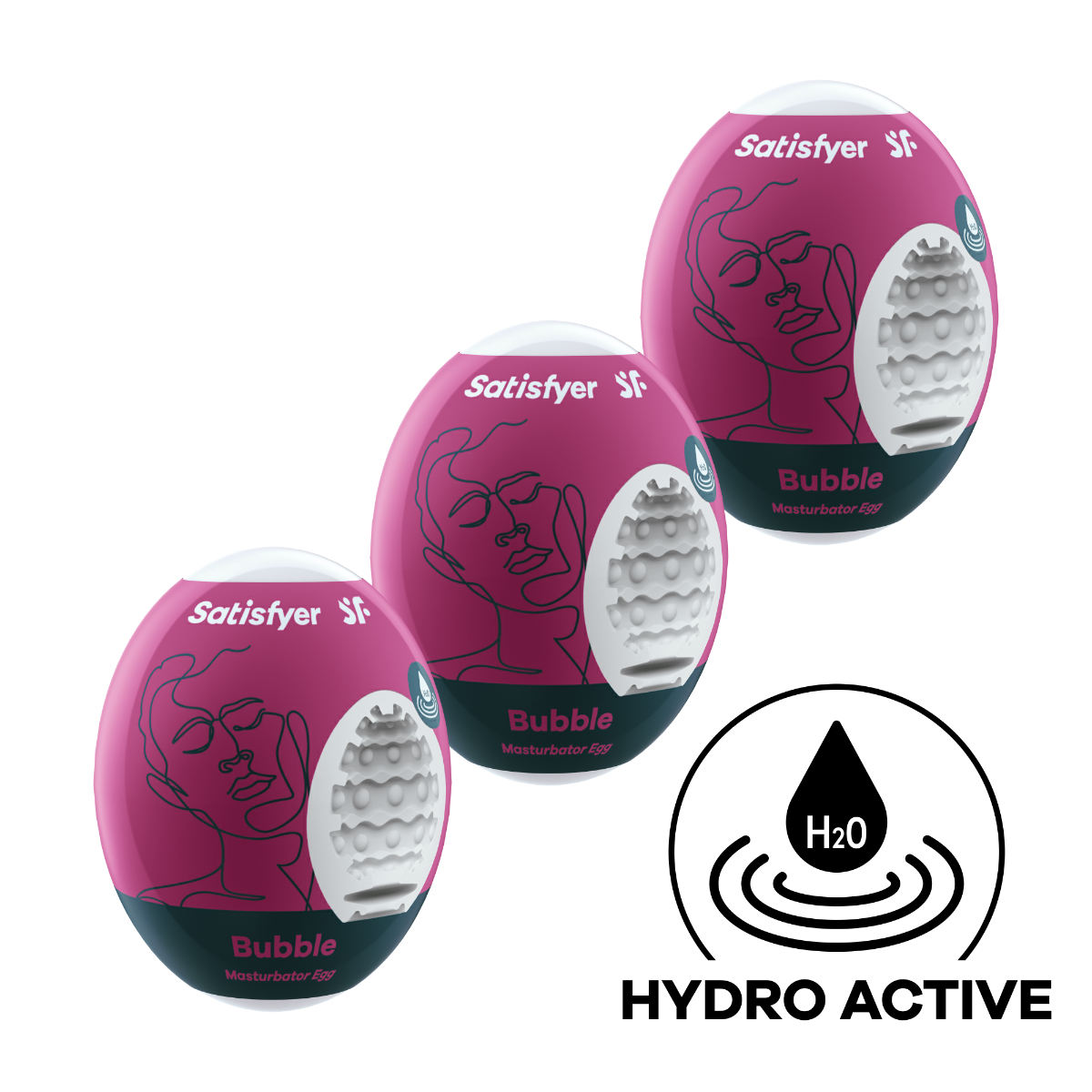 Satisfyer 3er Set Bubble - Violet