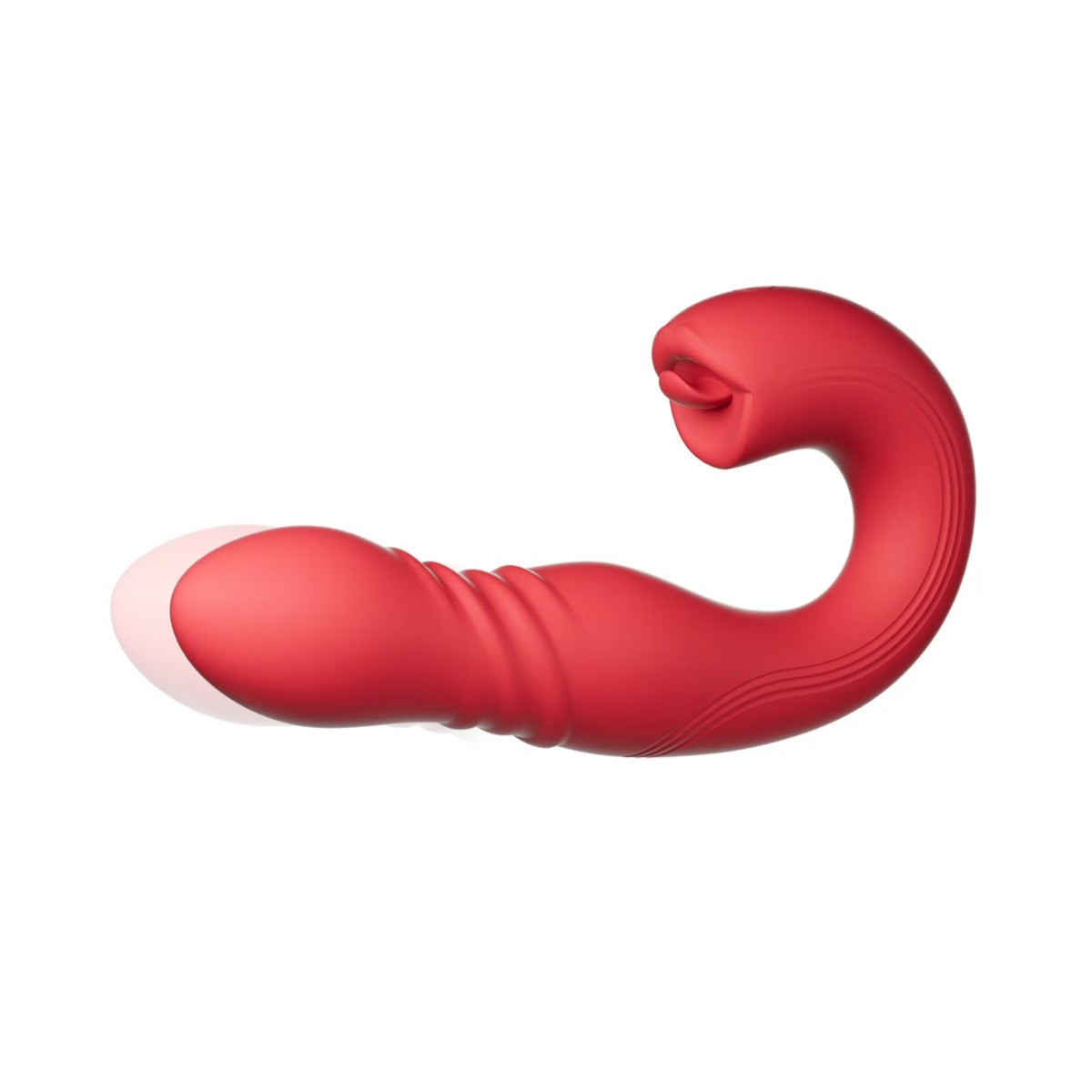 Honey Play Box - Joi Thrust 2 - Thrusting G Spot Vibrator & Tongue Clit Licker (App Controlled Pressure Sensing)