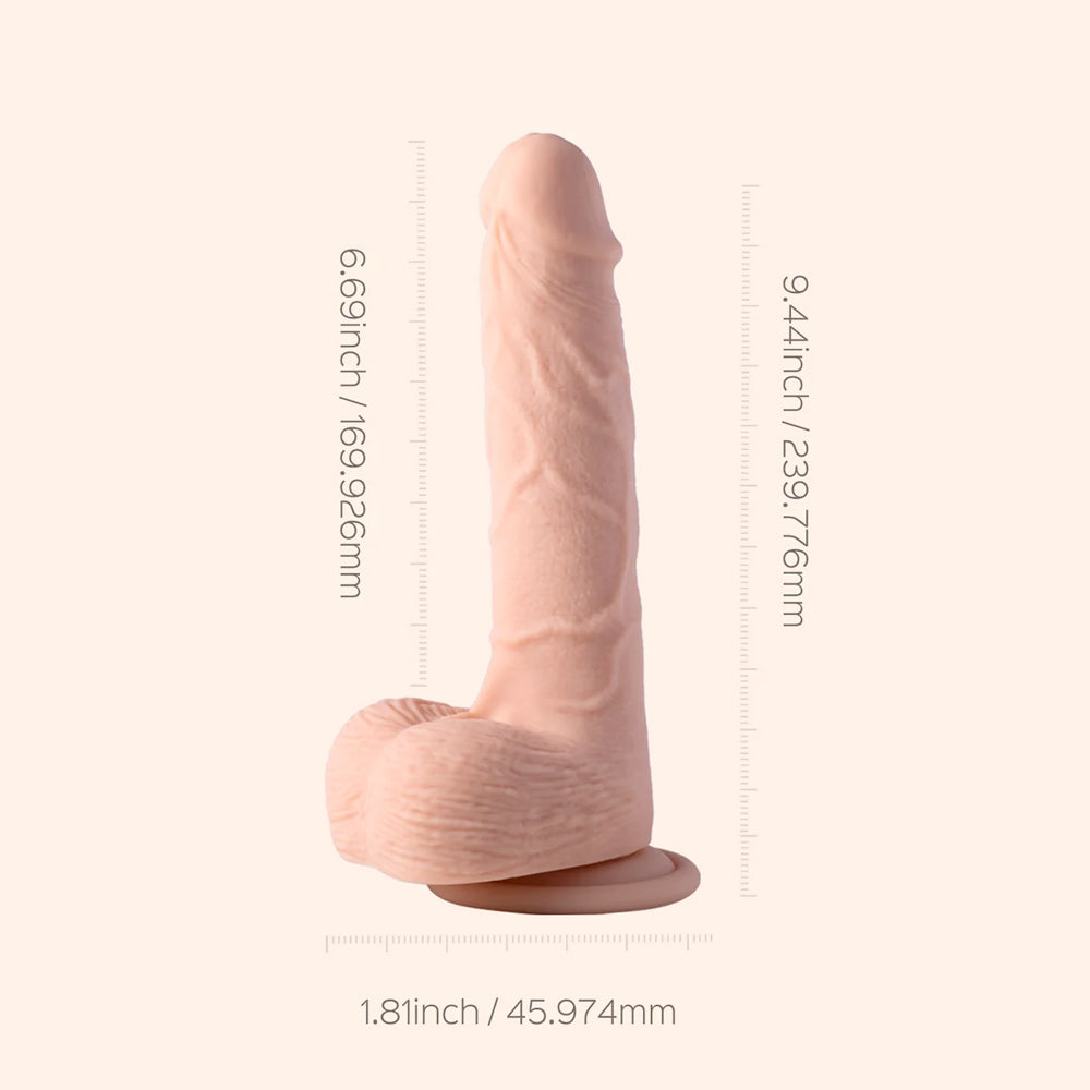 Honey Play Box – Kenzo – Big Realistic Thrusting Dildo 9.5" (App Controlled)