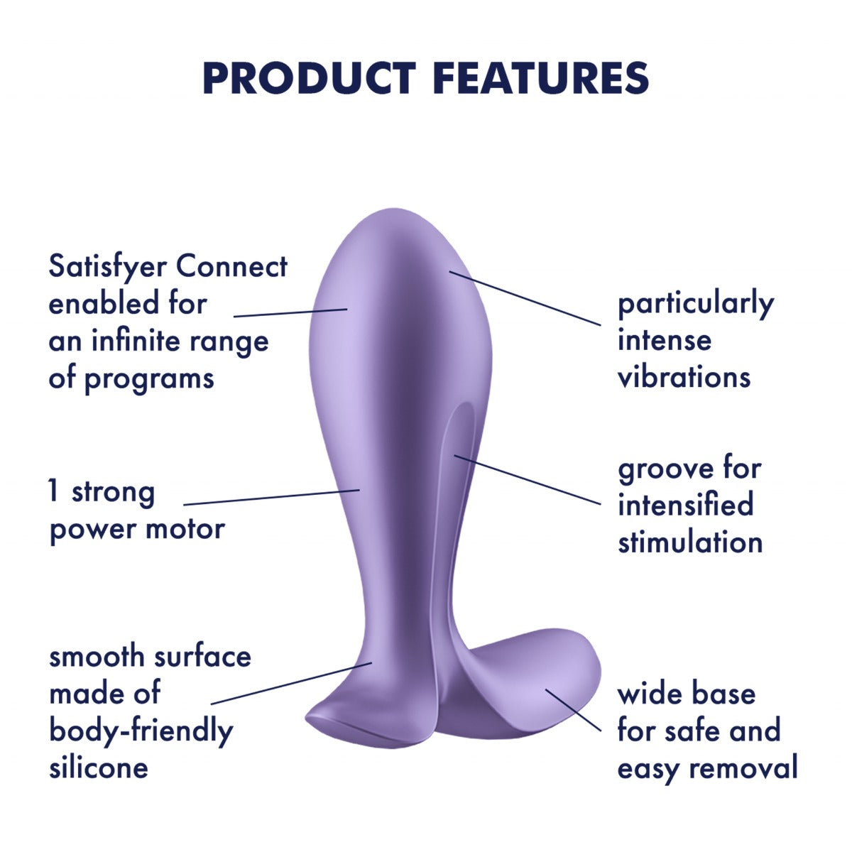 Satisfyer Intensity Plug - Purple