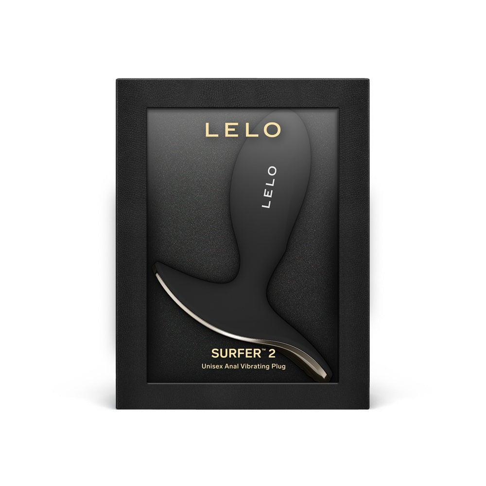 LELO Surfer 2 Unisex Anal Vibrating Plug Black