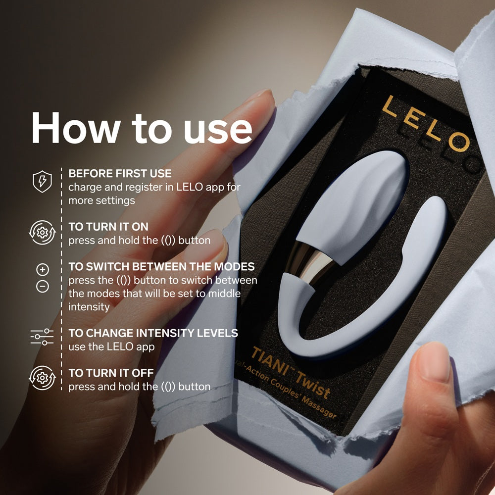 LELO Tiani Twist Couples Massager Lavender