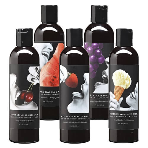 Earthly Body Edible Massage Oil - Cherry