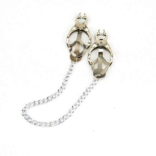 Bound to Please Squeezer Teaser Clover Nipple Clamps Chain
