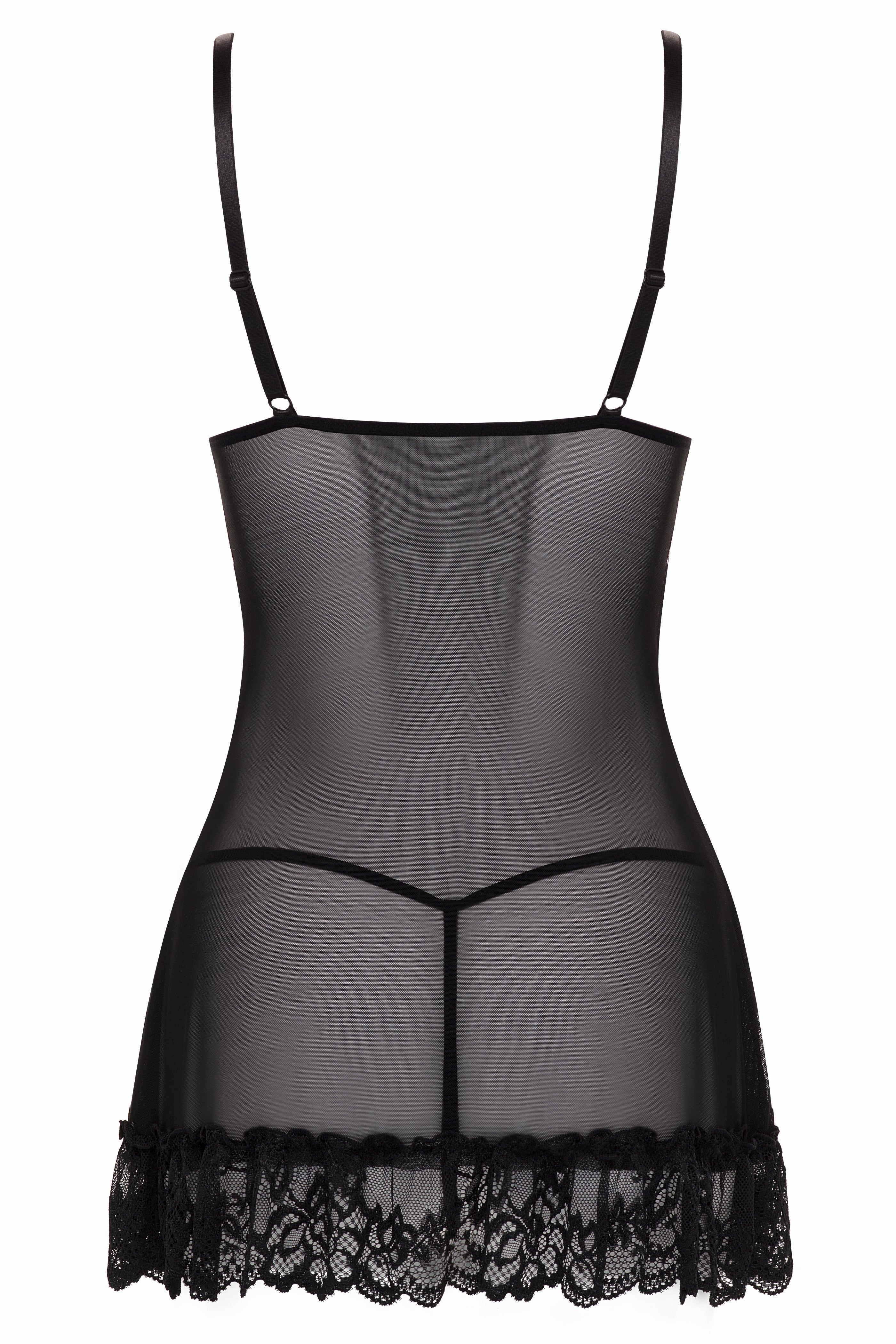 Oh La La Cheri - Valentine Babydoll XL Black