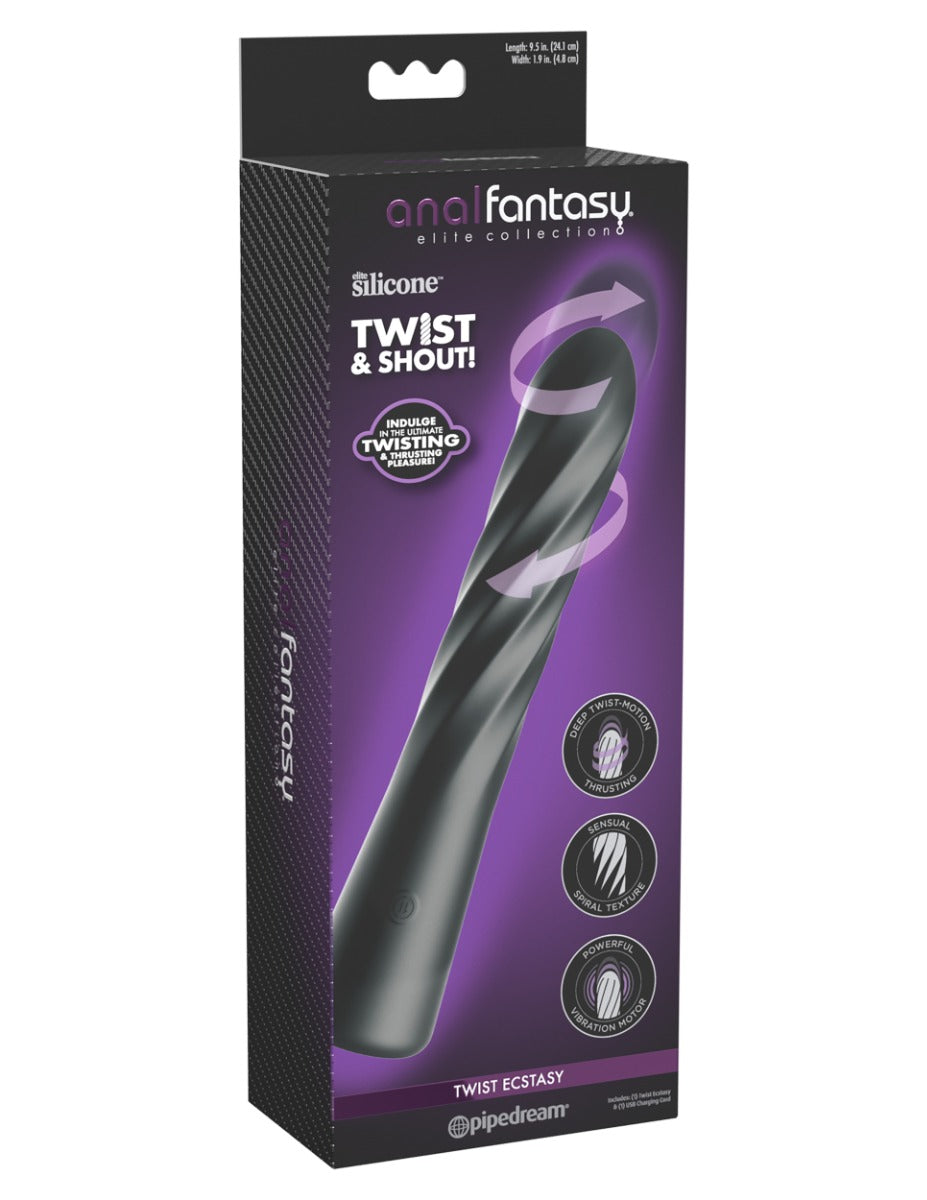 Pipedream - Anal Fantasy Elite - Twist Ecstacy - Black