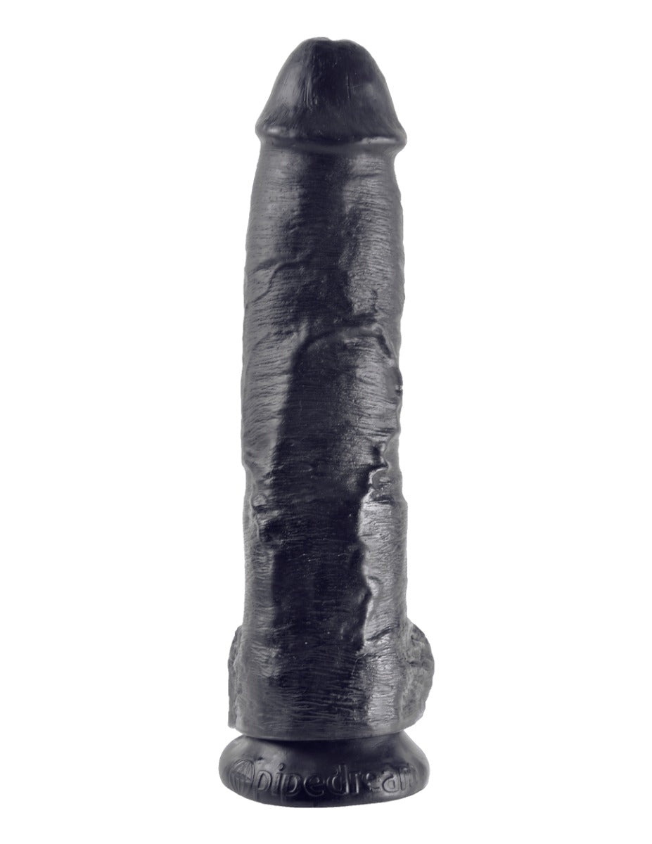 Pipedream - King Cock - 10" Cock with Balls - Black