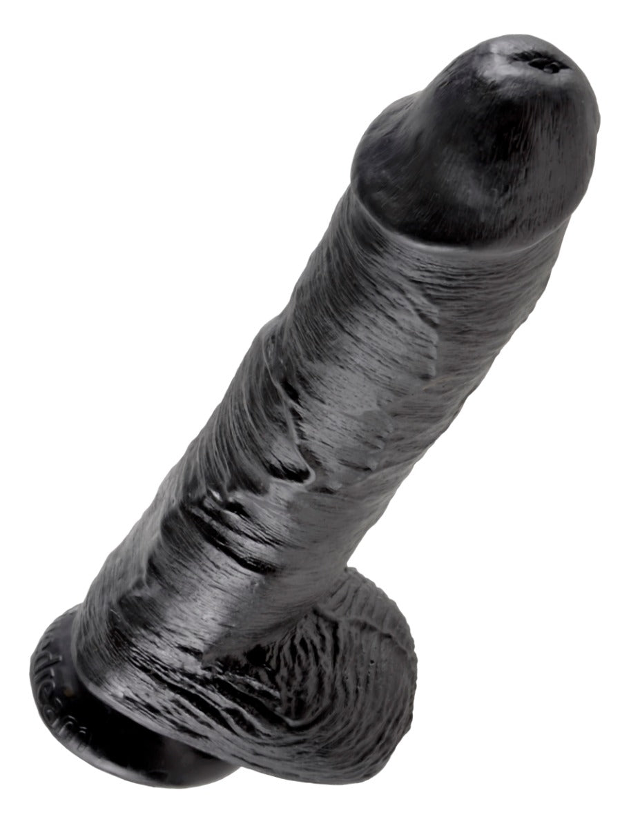 Pipedream - King Cock - 10" Cock with Balls - Black