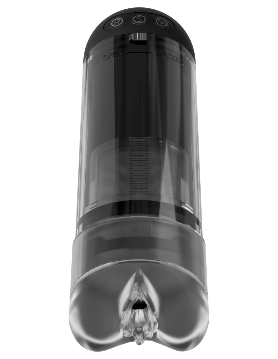 Pipedream - PDX Elite - Extender Pro Vibrating Pump - Clear/Black