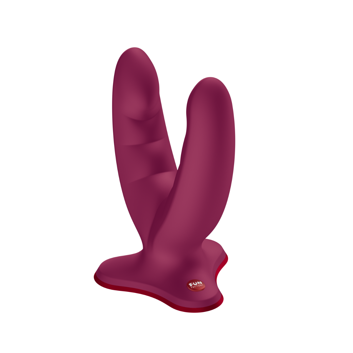 Fun Factory Ryde Double Dildo Wine Red