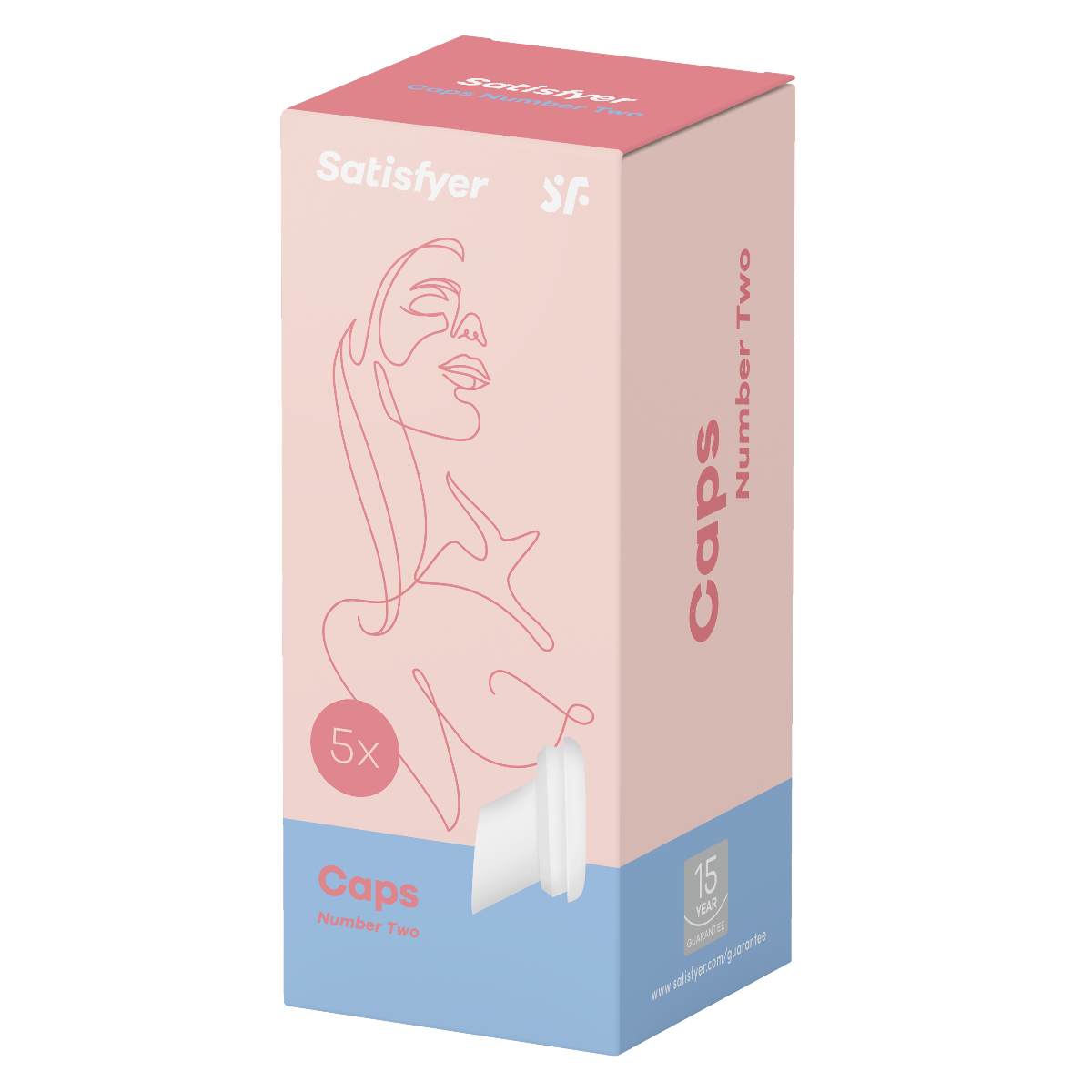Satisfyer 2 Next Generation Silicone Suction Head 5 Pack