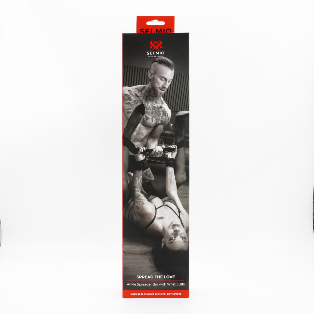 SEI MIO - Spread the Love - Ankle Spreader Bar with Wrist Cuffs
